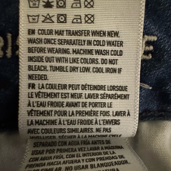 AE WOMENS HI RISE SHORTIE DENIM SHORTS - Picture 7 of 8